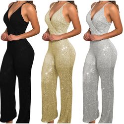Shimmering Bodycon Romper