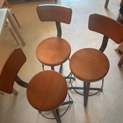 Bar Stools - West Elm, Swivel Set Of 3