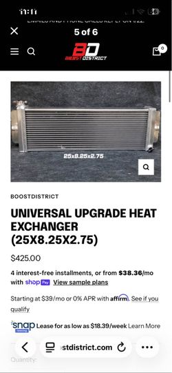 C10 LSA LT4 supercharger intercooler