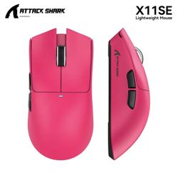 Attack Shark X11 X11SE Wireless Gaming Mouse,1000 Hz,2.4G RGB Optical Mouse,16000 DPI,Ergonomic Computer Mice for PC Laptop Mac