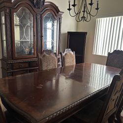 Formal Dining Room Table And China