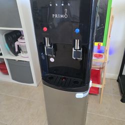 Primo Water Dispenser With HOT & COLD Faucets + Bottles + Light