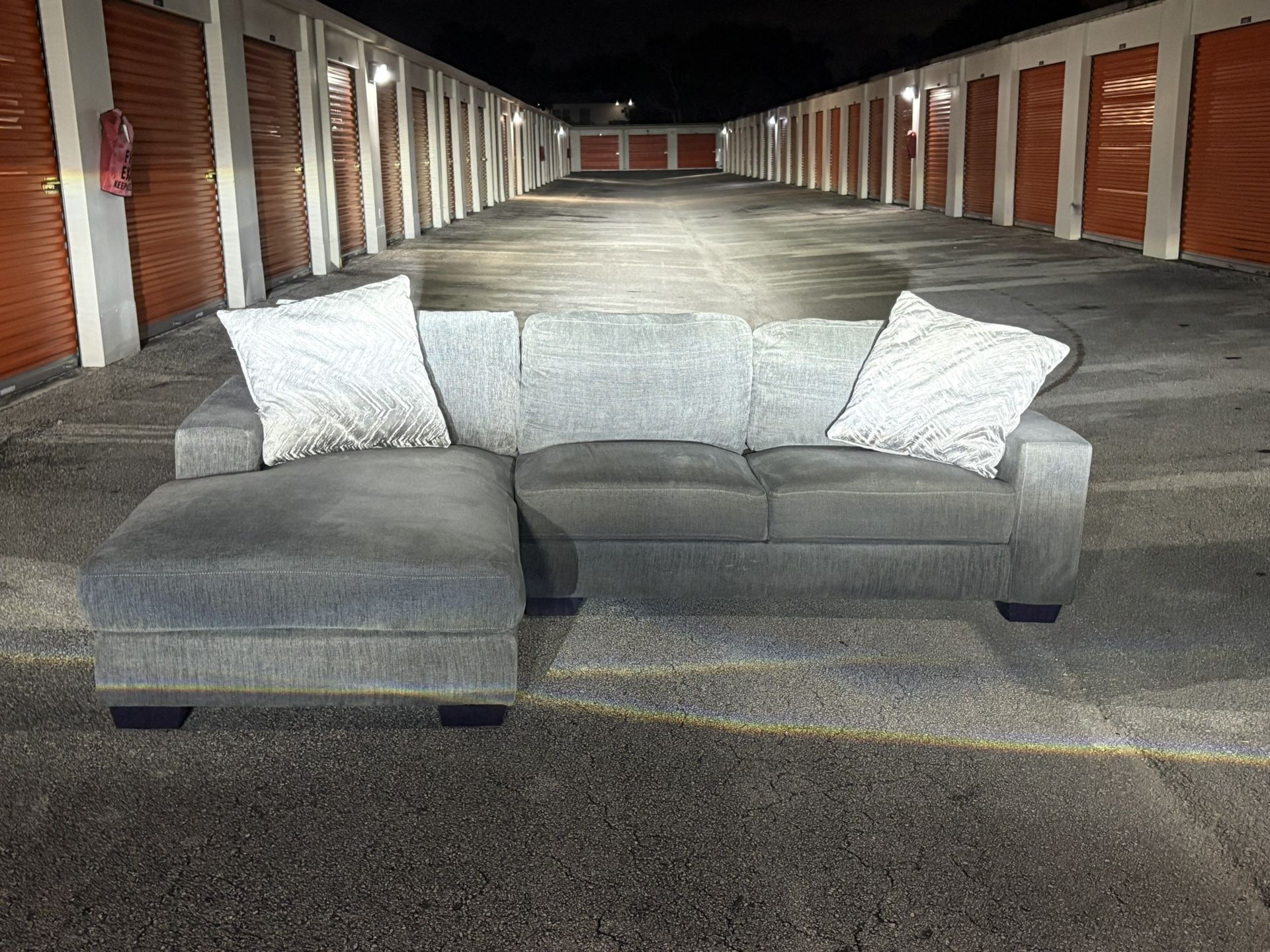 Dark Grey Sectional Couch *FREE DELIVERY