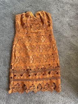 Orange/brown Dress