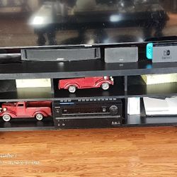 Tv Stand  $ 80 And  $75 Metal And Wood  Coffe Table  