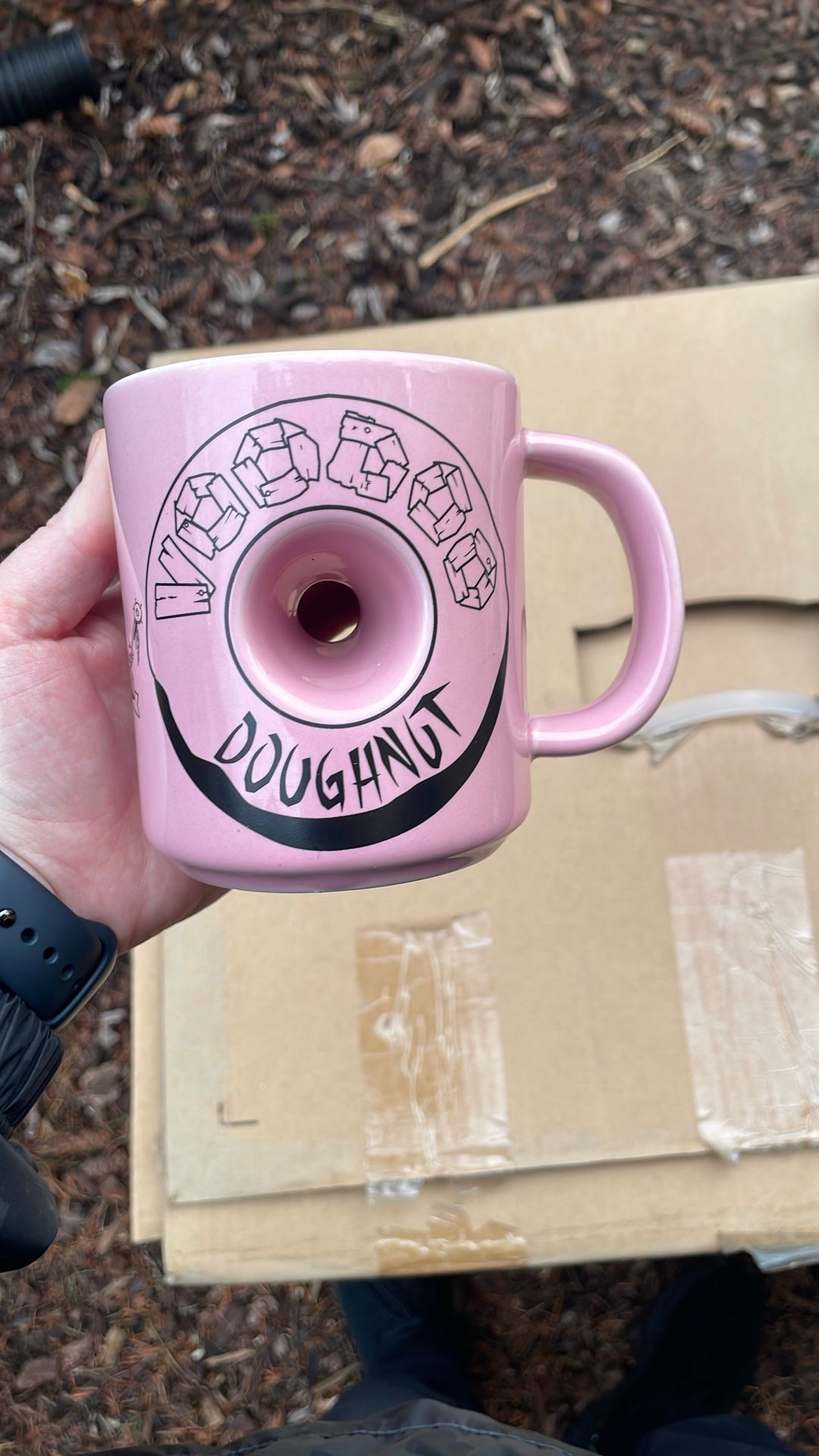 Brand New Never Used Voodoo Donuts Mug
