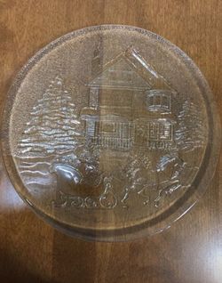 Vintage Christmas snack/goodie tray