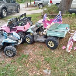 Kids 12 And 6 Volt Vehicles $30 Each They Do Not Have Batteries Or Chargers With Them