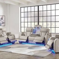 Power Reclining Sofa & Loveseat