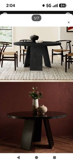 54' Modern Round Dining Table
