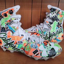 Under Armour Highlight MC Limited Edition CALIFORNIA Football Cleats 10.5