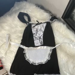 french maid costume or sleepwear