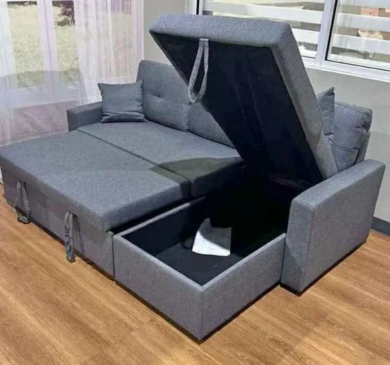 New Sectional Sleeper In Box 📦 Finance Available No Credit Needed
