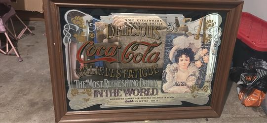 Coca-Cola Vintage Advertising Mirror