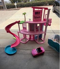 Barbie Dreamhouse Playset with Car