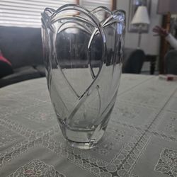Heavy Glass Vase