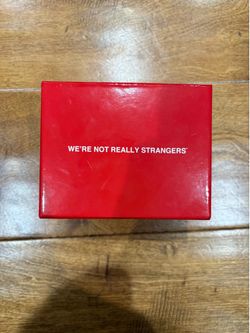 We’re Not Really Strangers Card Game - Used Once