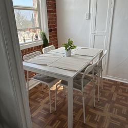 IKEA Dining Table And Chairs 