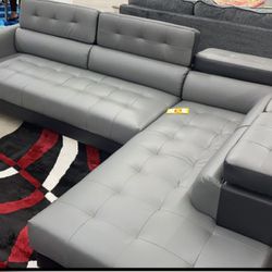 Grey Sectional 💥Only 54 Down Payment 