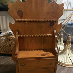 Vintage Wooden Spoon Wall Decor 