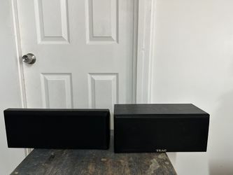 Infinity and Teac Center Speakers