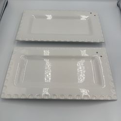 40466 Southern Living DRESS-ME-UP Ribbon Platter Rectangular - NICE