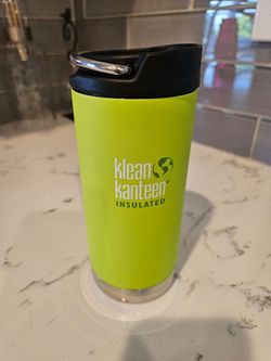 12 oz Klean Kanteen stainless steel coffee mug