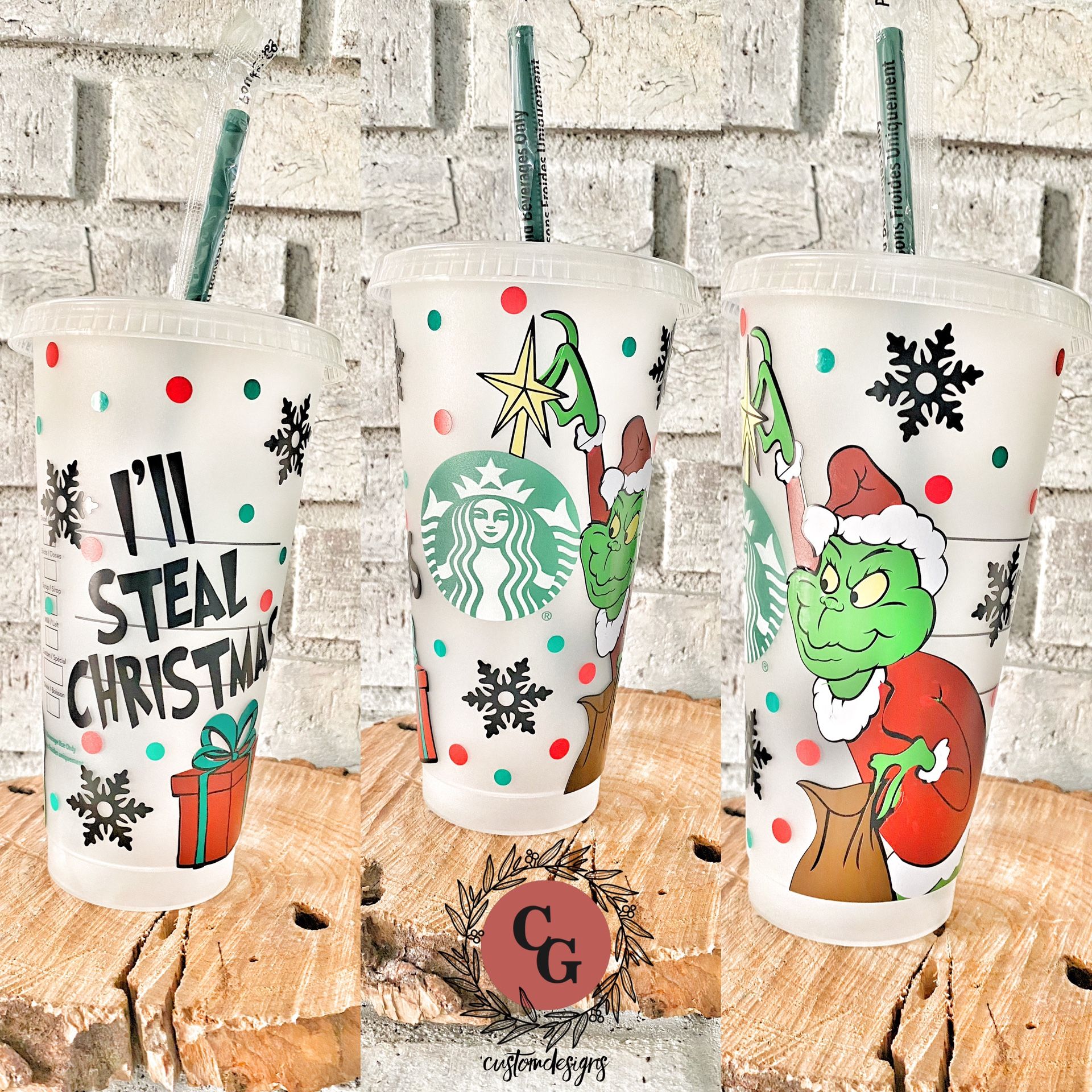 Christmas Starbucks Cups