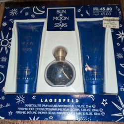 Sun Moon Stars Karl Lagerfeld Gift Pack VINTAGE,NEW
