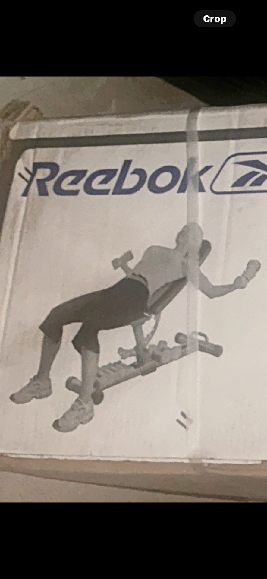 Reebok Tone Trainer Bench With Dumbbells