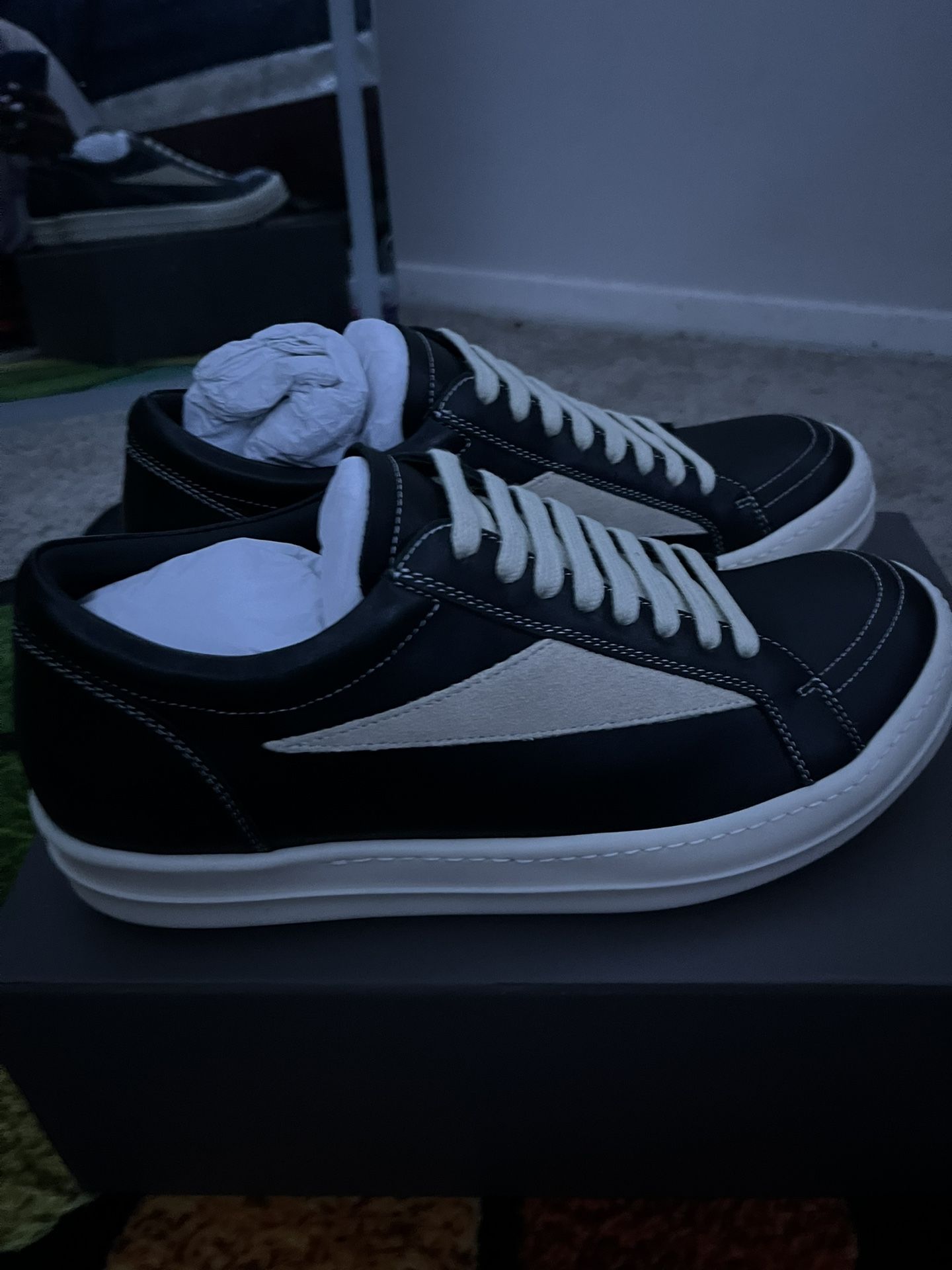 Rick Owens Concordians Vintage Black Milk Size 43/10