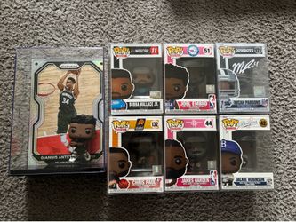 Sports Funko Pop Lot – NBA, NFL, MLB, NASCAR (7 Pops)