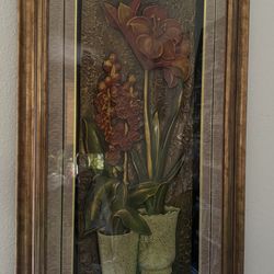 Tall Framed Picture 