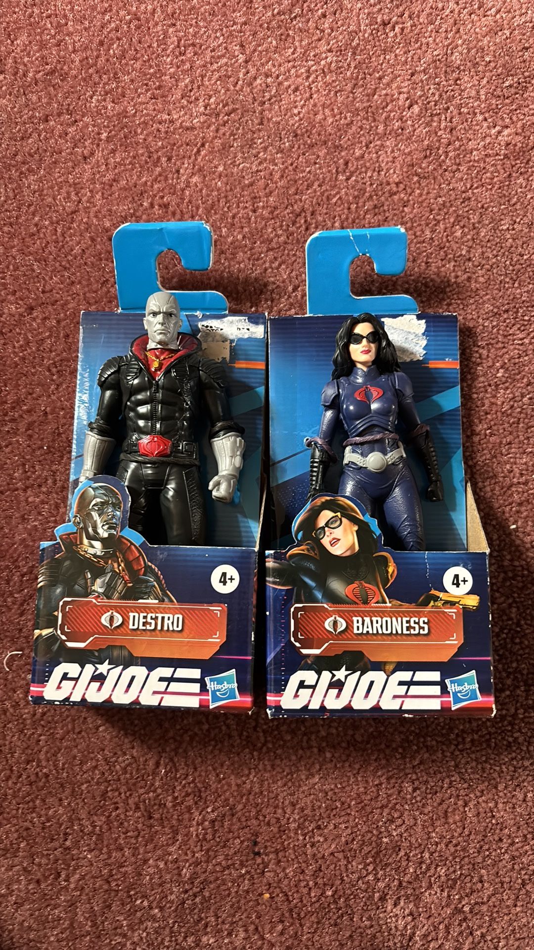 GI Joe 6” Action Figure Lot. Baroness & Destro. NIP