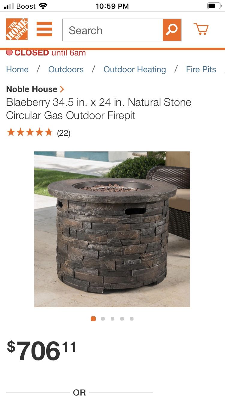 New gas fire pit never used $400 cash or Venmo