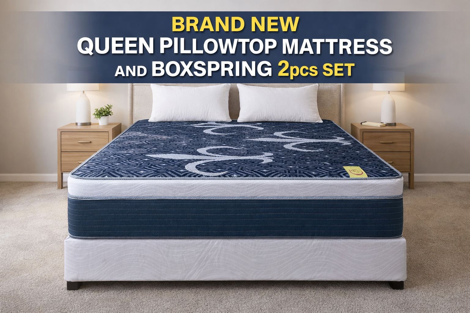 🟢QUEEN PILLOWTOP SET $219