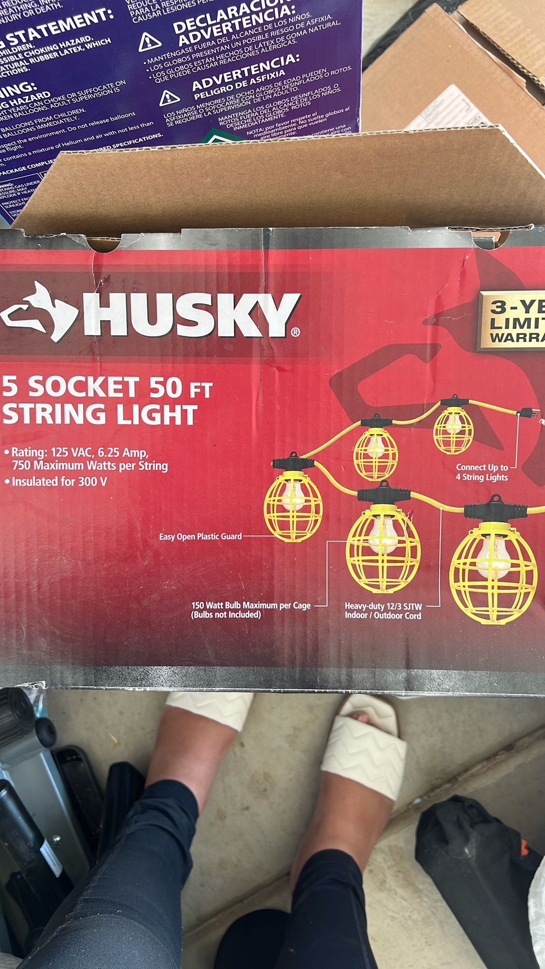 5 Socket String Light HUSKY