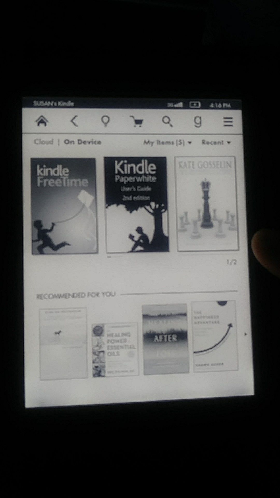 Amazon Kindle E Reader With Otterbox