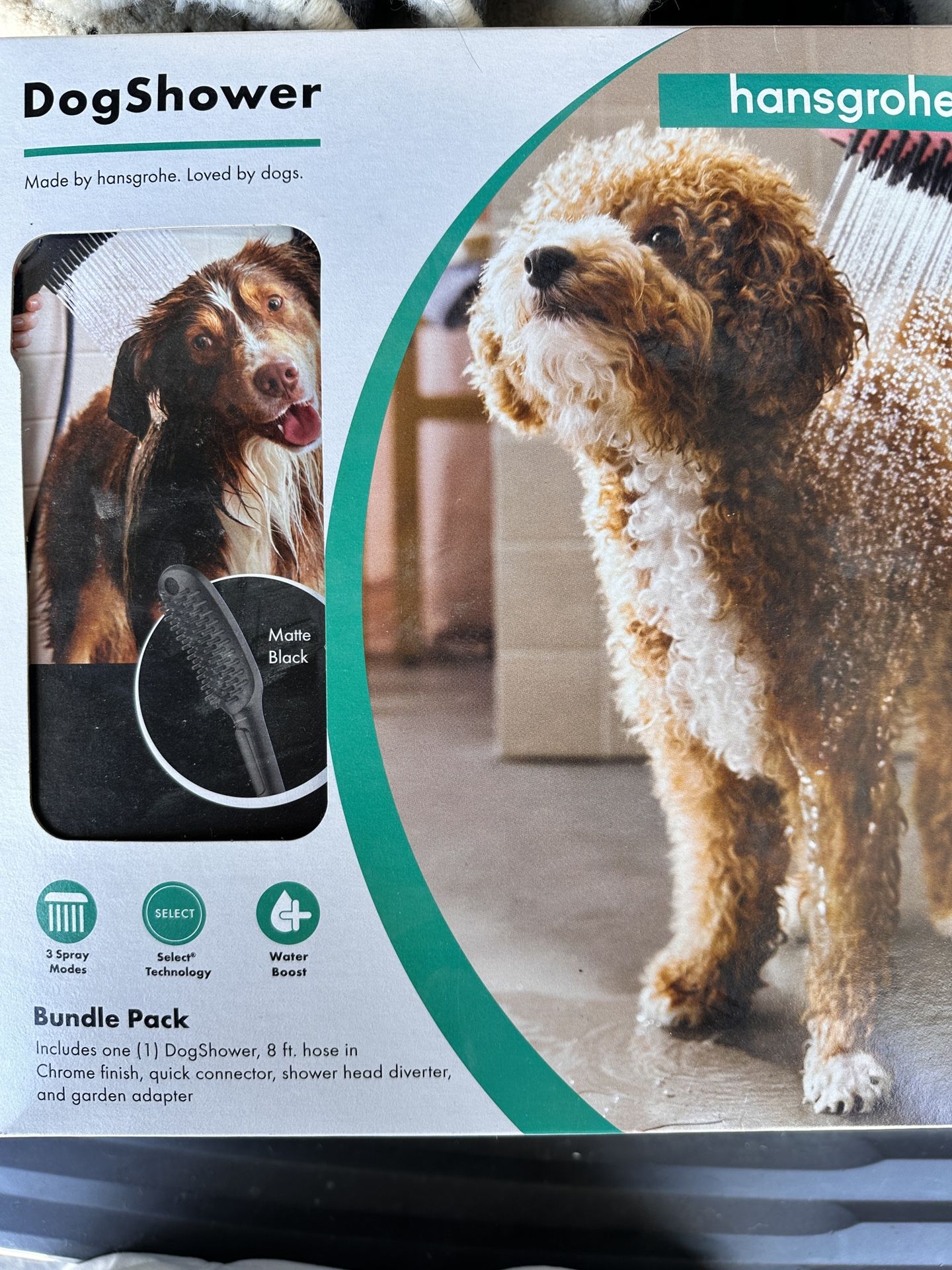 Dog Shower Hand Shower matte Black