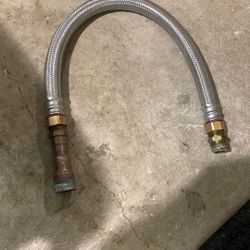 22 Inch stainless steel Water Heater Hose 3/4