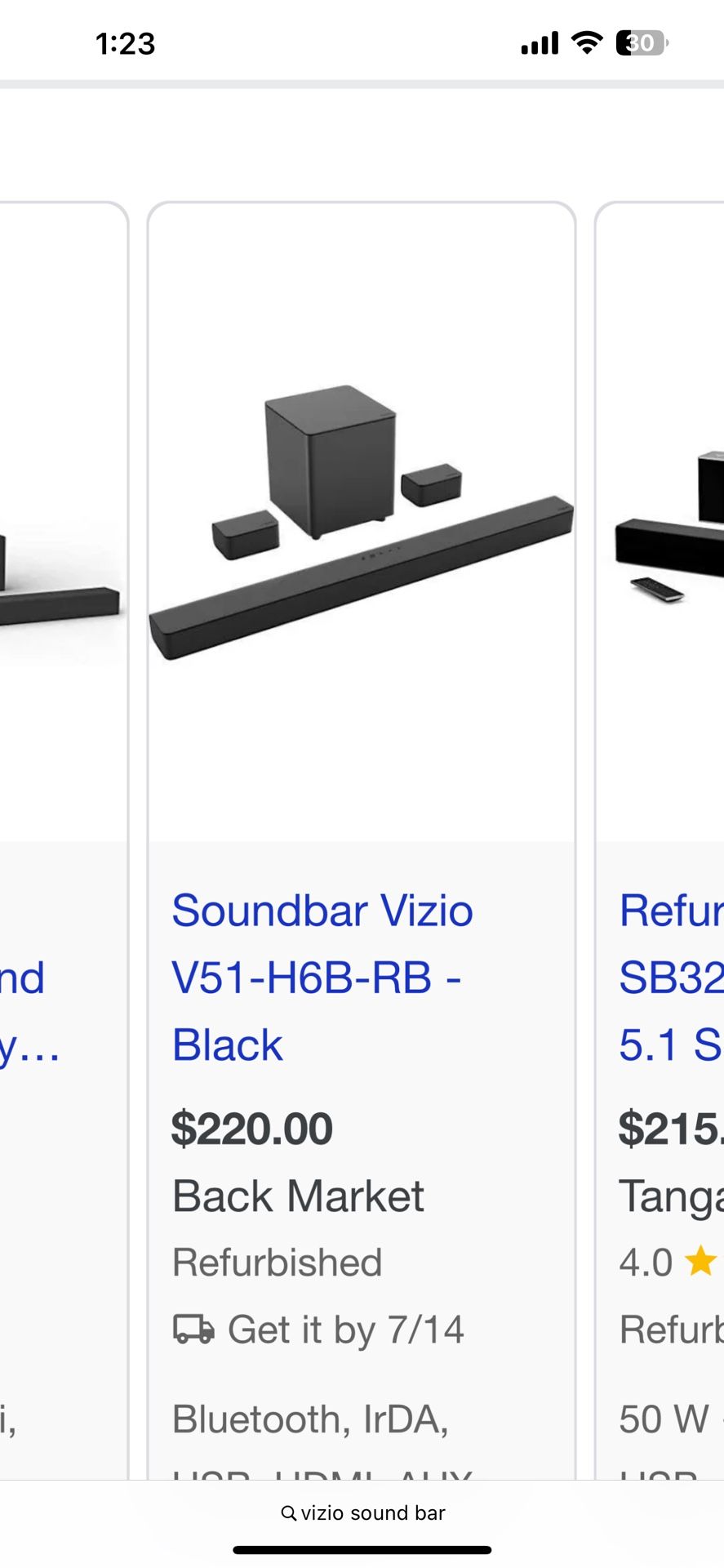 Vizio Sound System