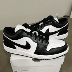 Air Jordan 1 Low Panda Black White Size 5W