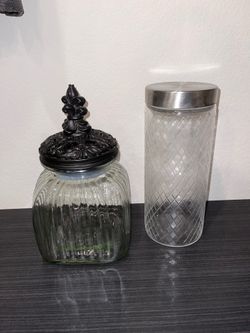 Victorian Glass Canister!