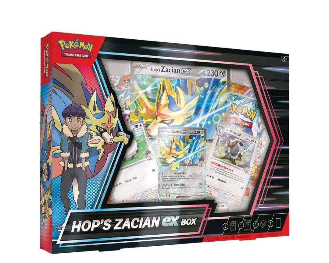 Pokemon Hop's Zacian Ex Box