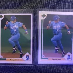 1991 Upper Deck George Brett Baseball Card 