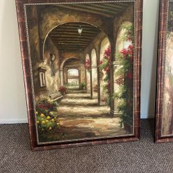 2 Beautiful Paintings Very Nice 