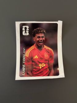 ⚽️ Lamine Yamal FIFA World Cup 2026 Coca-Cola Promo Sticker 🔥 Rare