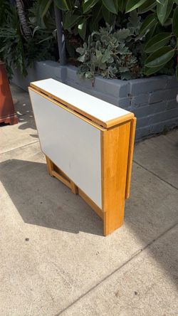 Vintage fold out table 45 wide 31 deep 29 1/2 tall