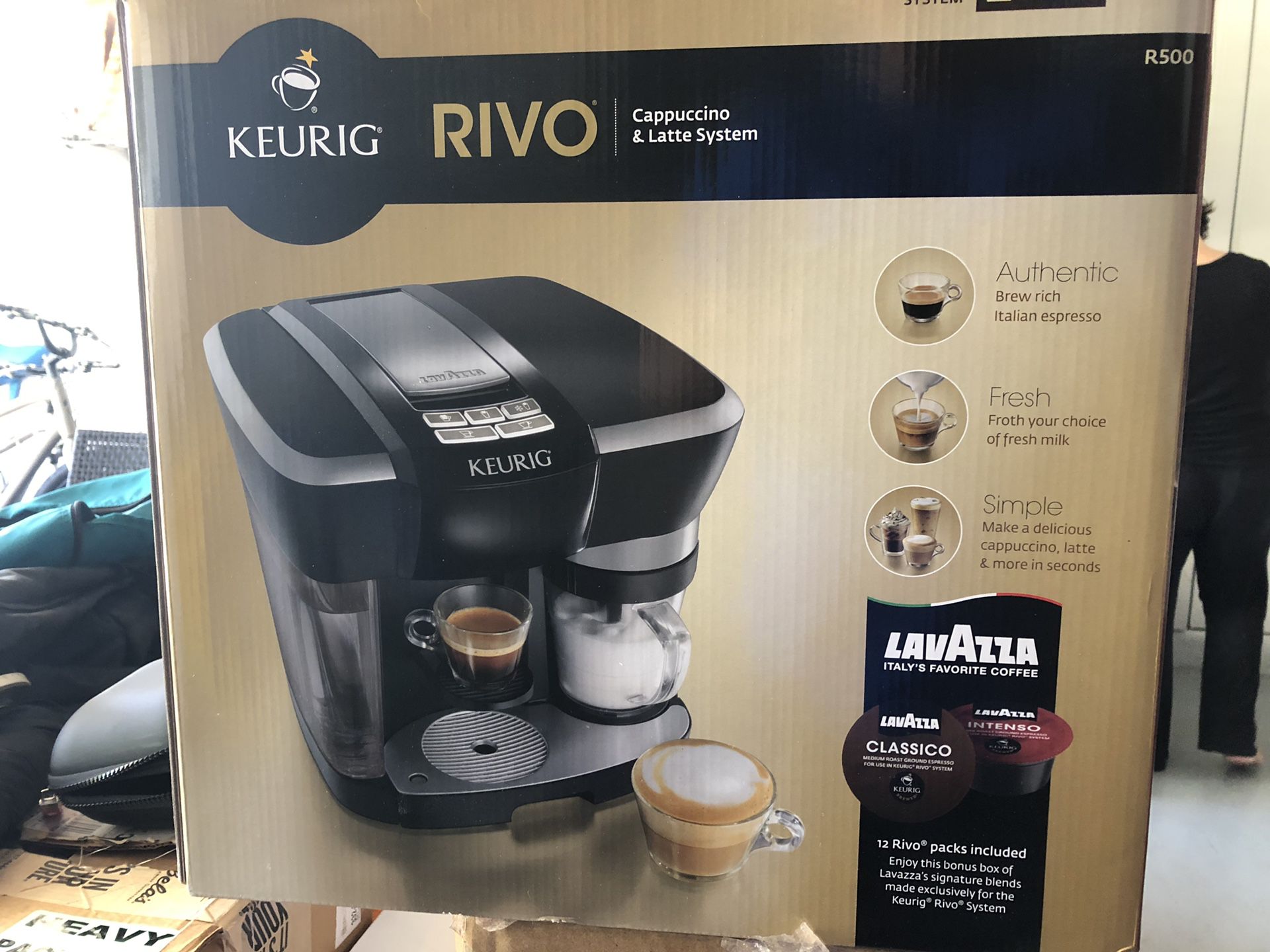 Keurig. Cappuccino, latte and Espresso maker