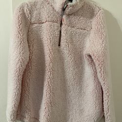 Greentea Pink Fuzzy Sweater Size M Womens 